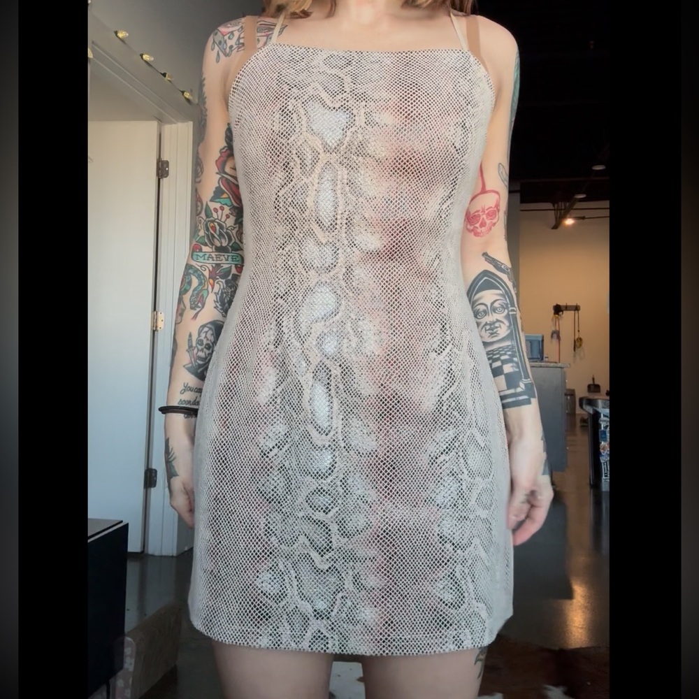 Urban Outfitters Snake Print Dress